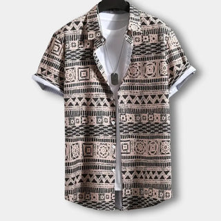Blusa de hombre con estampado tribal geométrico - Jimmy