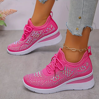 Delphine | Zapatillas con Soporte de Talón y Detalles en Strass para Mujer