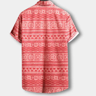 Blusa de hombre con estampado tribal geométrico - Jimmy
