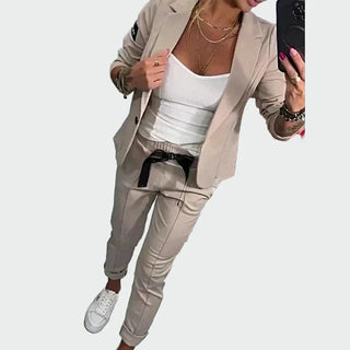 Conjunto De Traje De Dos Piezas Para Mujer | Elegance