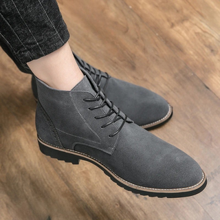 Brenvar | Botas de Hombre con Cordones y Forro Acolchado