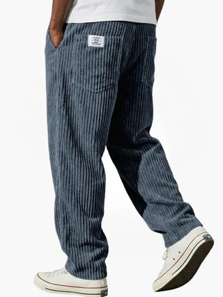 Sandro | Pantalones de Pana para Hombre de Corte Recto con Cintura Elástica