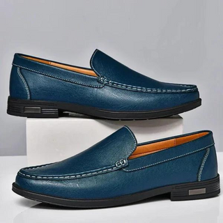 Damon | Mocasines de Hombre Sin Cordones con Costuras en Contraste