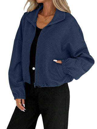 Ondine | Chaqueta con Cuello Alto y Cremallera para Mujer