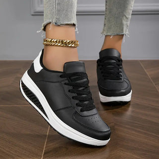 Valeria | Zapatillas de Plataforma con Cordones para Mujer