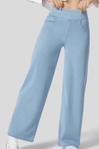 Remy | Jeans de Pierna Ancha de Talle Alto y Denim Elástico para Mujer