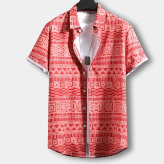 Blusa de hombre con estampado tribal geométrico - Jimmy
