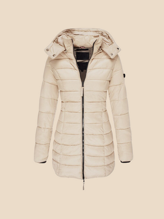 Nathalie | Chaqueta Acolchada con Capucha y Cremallera para Mujer