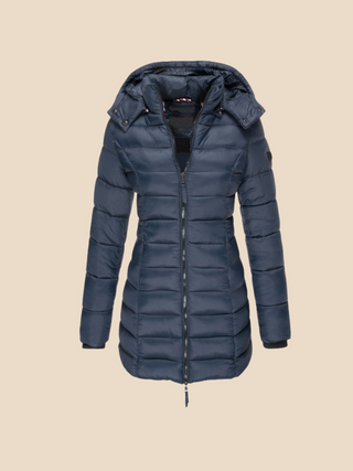 Nathalie | Chaqueta Acolchada con Capucha y Cremallera para Mujer