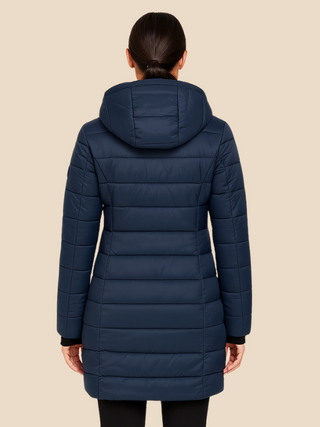 Nathalie | Chaqueta Acolchada con Capucha y Cremallera para Mujer