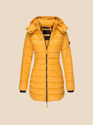 Nathalie | Chaqueta Acolchada con Capucha y Cremallera para Mujer