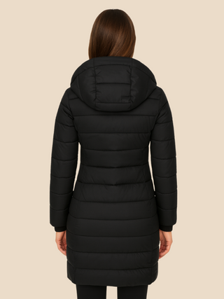 Nathalie | Chaqueta Acolchada con Capucha y Cremallera para Mujer
