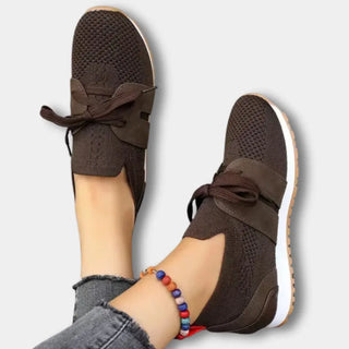 Zapatillas tejidas con cordones cruzados para Mujer – Minerva