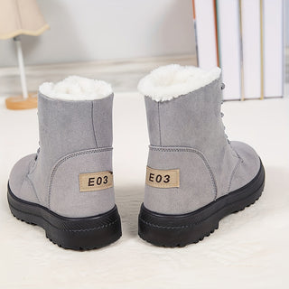 Milcah | Botas de Tobillo para Mujer con Forro de Piel y Cordones