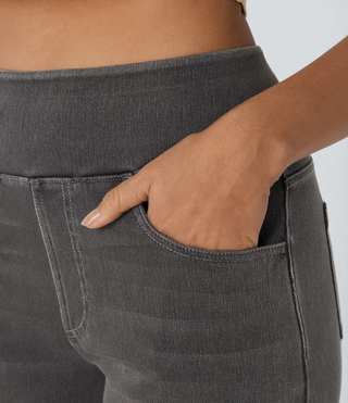 Remy | Jeans de Pierna Ancha de Talle Alto y Denim Elástico para Mujer