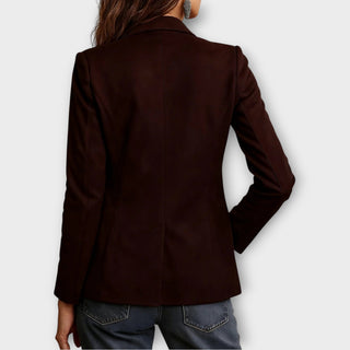 Marveline | Blazer de Ante con Cierre de Botones para Mujer