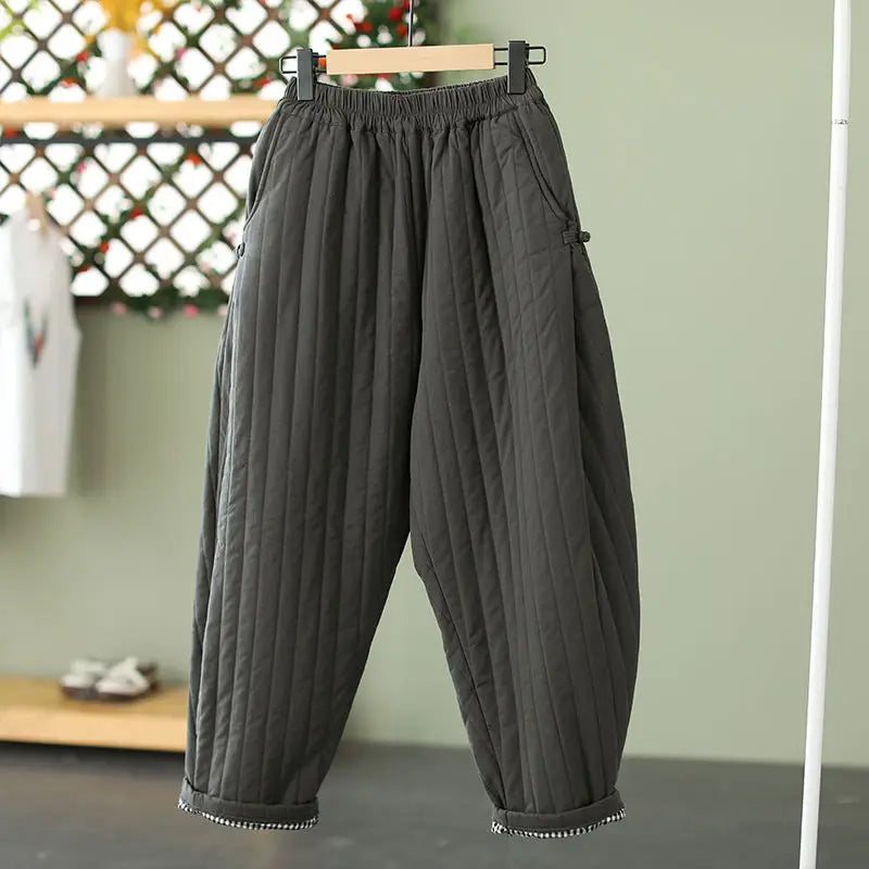 Emilia: Pantalón Retro de Algodón para Mujer