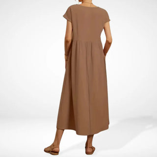 Vestido largo con bolsillos para Mujer - Mary