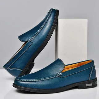 Damon | Mocasines de Hombre Sin Cordones con Costuras en Contraste