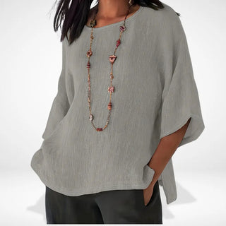 Blusa de manga larga con corte amplio para Mujer - Etta