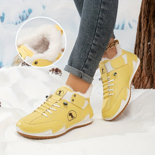 Presentación | Botines Slip-On con Forro de Peluche para Mujer