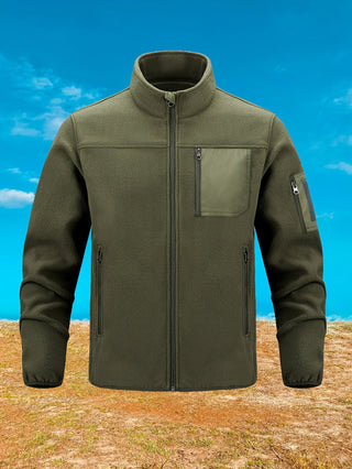 William | Chaqueta Outdoor para Hombre con Cierre Completo y Bolsillos