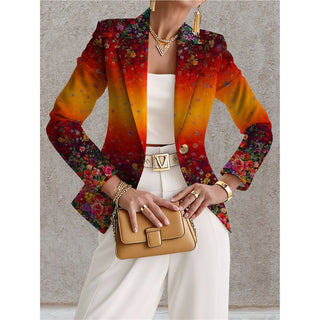 Bernadette | Blazer Estampado a Cuadros para Mujer