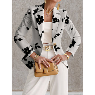 Bernadette | Blazer Estampado a Cuadros para Mujer