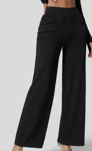 Remy | Jeans de Pierna Ancha de Talle Alto y Denim Elástico para Mujer