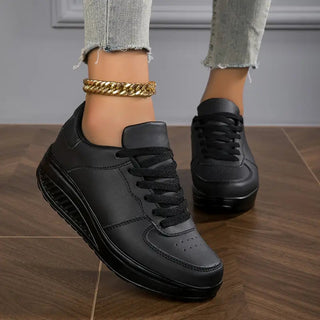 Valeria | Zapatillas de Plataforma con Cordones para Mujer