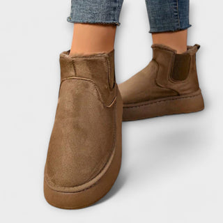Freya | Botas de Mujer de Tobillo con Forro Cálido y Suela Dentada