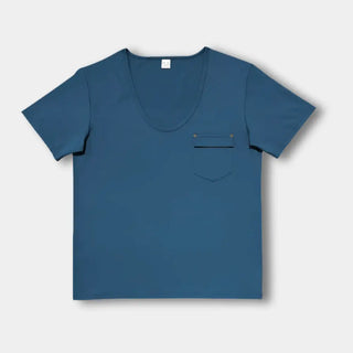 Camiseta con bolsillo y escote redondo para Hombre – Pittman