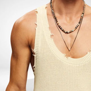 Camiseta sin mangas desgastada Hombre - Dennis