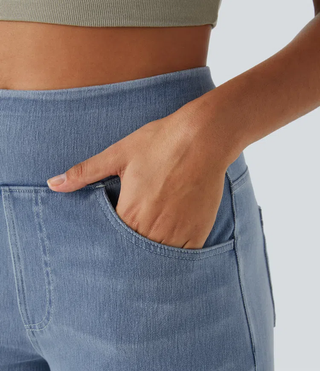 Remy | Jeans de Pierna Ancha de Talle Alto y Denim Elástico para Mujer