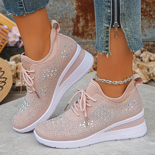 Delphine | Zapatillas con Soporte de Talón y Detalles en Strass para Mujer