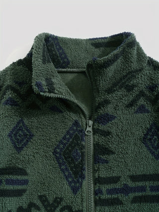 Lucille | Chaqueta estampada con cremallera para mujer