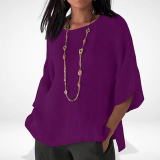 Blusa de manga larga con corte amplio para Mujer - Etta