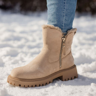 Marina | Botines Ergonómicos de Invierno para Mujer con Forro Suave