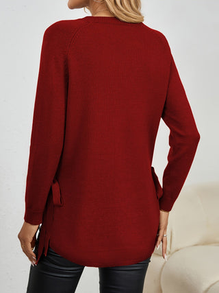 Iris | Suéter de Punto Largo de Cuello Redondo para Mujer