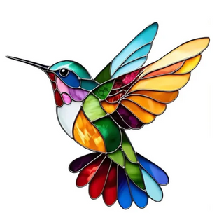 Mujeres Collar Colibrí Colorido | Joya Única