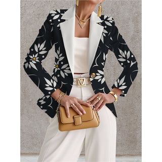 Bernadette | Blazer Estampado a Cuadros para Mujer