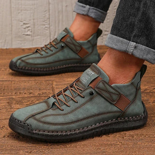 Corvane | Zapatos Casuales de Hombre con Cordones y Detalle de Correa