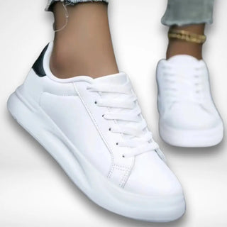 Zapatillas lisas con talón contrastado para Mujer – Moshe