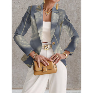 Bernadette | Blazer Estampado a Cuadros para Mujer