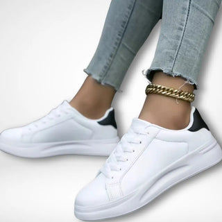Zapatillas lisas con talón contrastado para Mujer – Moshe