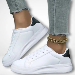 Zapatillas lisas con talón contrastado para Mujer – Moshe