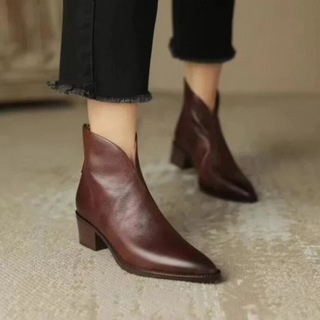 Botines Clásicos Elegantes | Tacón Bajo