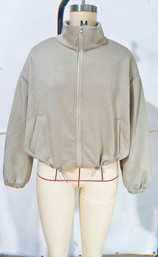 Ondine | Chaqueta con Cuello Alto y Cremallera para Mujer
