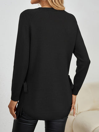 Iris | Suéter de Punto Largo de Cuello Redondo para Mujer