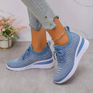 Delphine | Zapatillas con Soporte de Talón y Detalles en Strass para Mujer